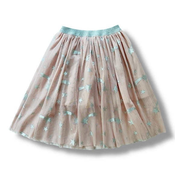 Stella McCartney Kids | Silver Star Tulle Skirt (12 yrs) - Picture 2 of 8
